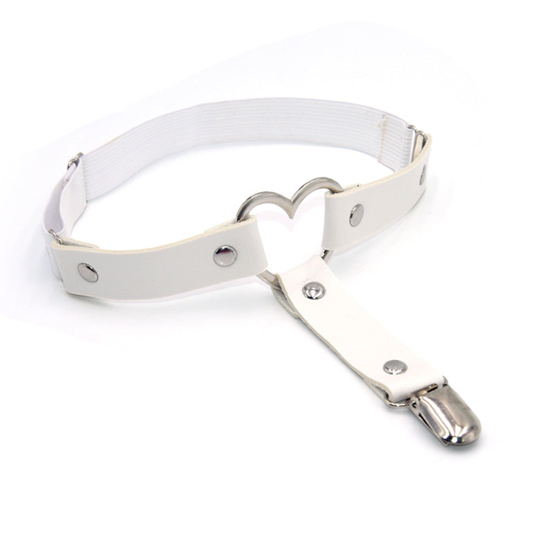 Punk goth leg rings