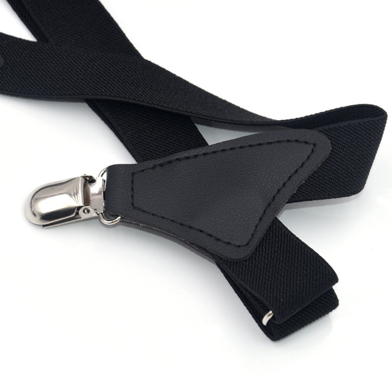 Holster type elastic strap clip
