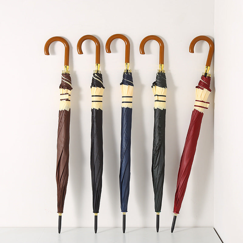 Oversized Double-Person Long Handle Umbrella 10 Ribs Business