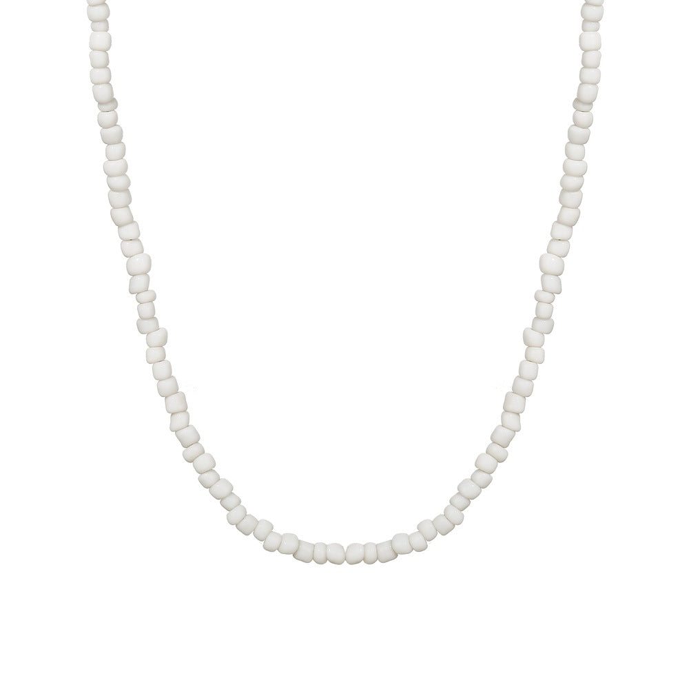 Simple white turquoise necklace