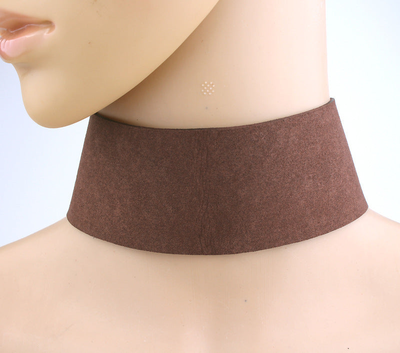 Collar de borde ancho exagerado collar collar