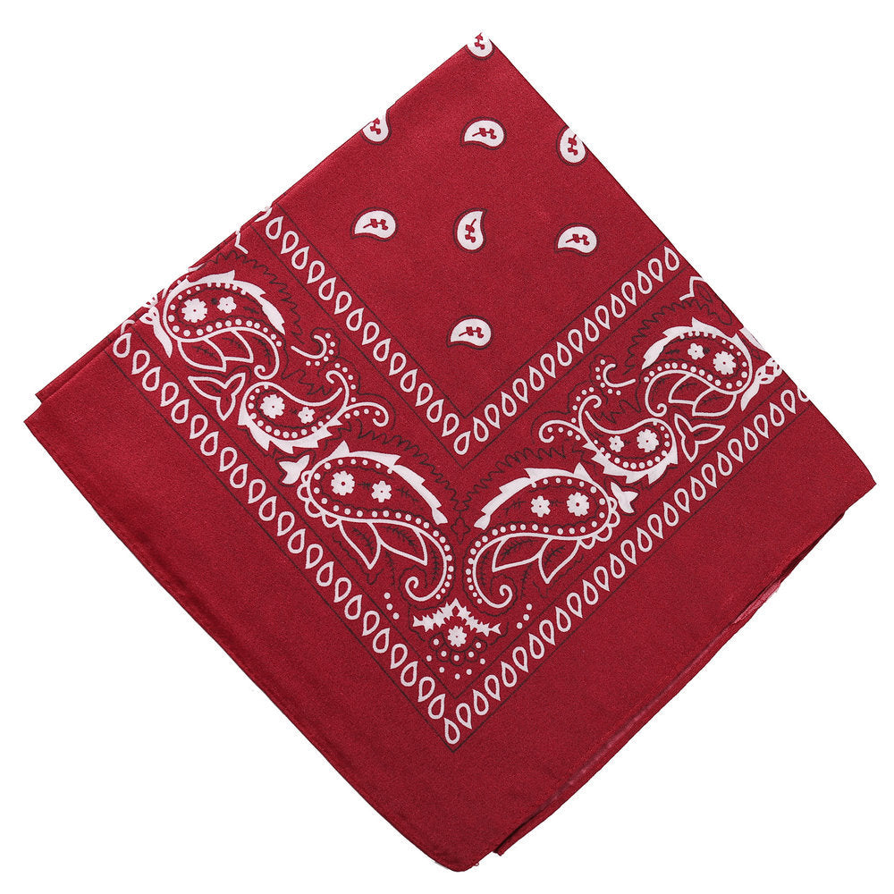 Pañuelo mágico para la cabeza con forma de bandana cuadrada con flores