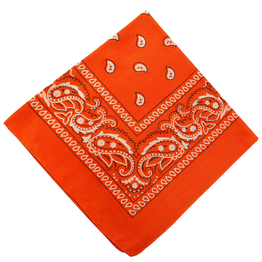 Pañuelo mágico para la cabeza con forma de bandana cuadrada con flores