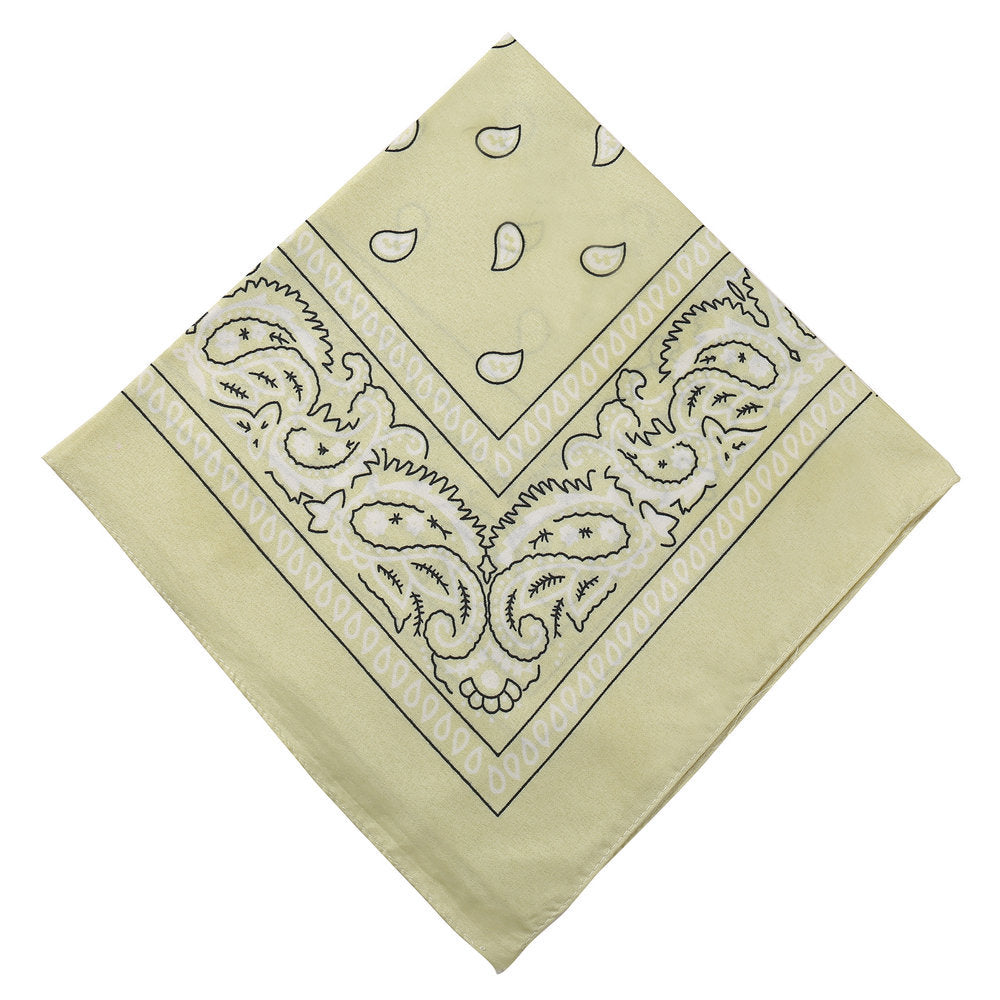Pañuelo mágico para la cabeza con forma de bandana cuadrada con flores
