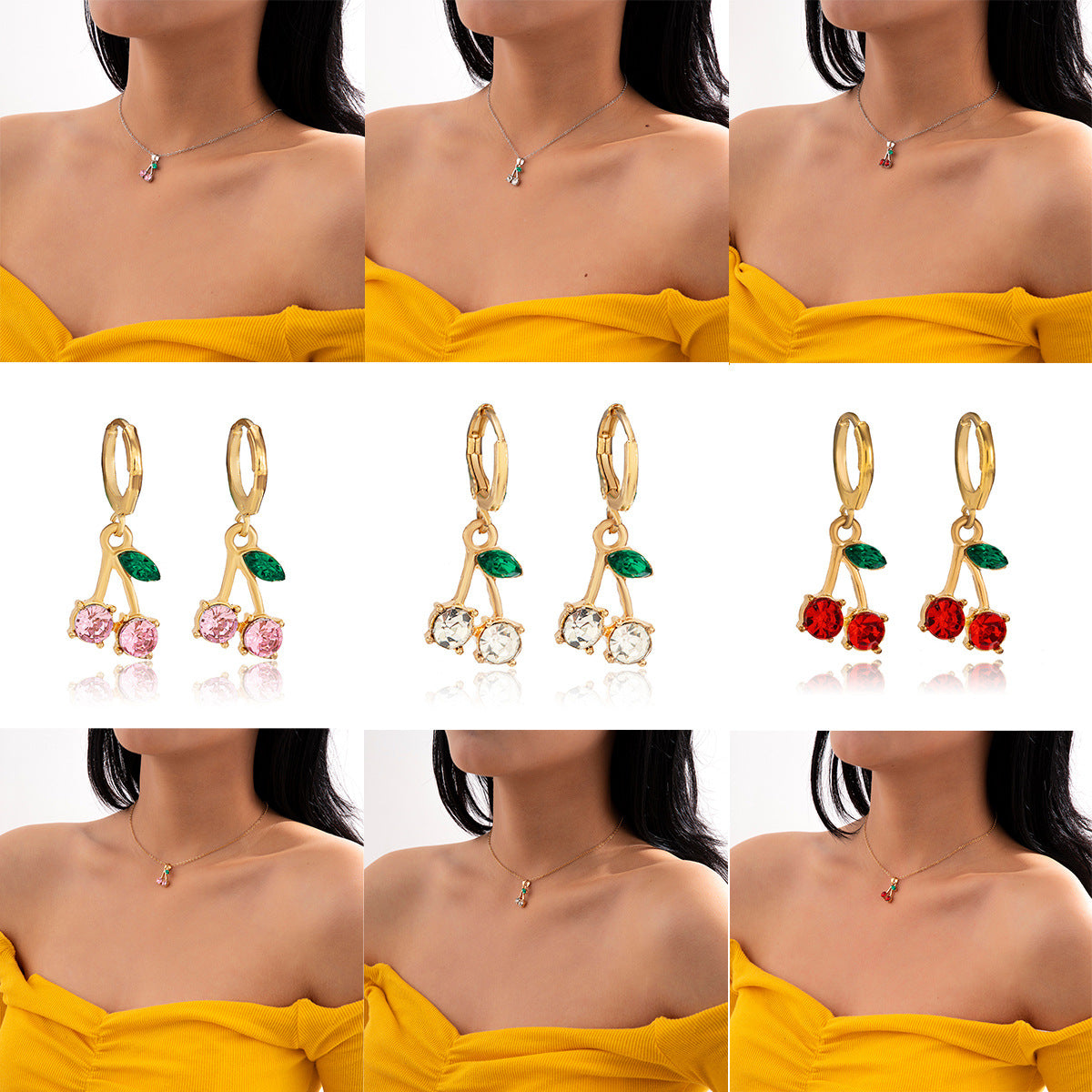 Versatile fringed cross chain necklace
