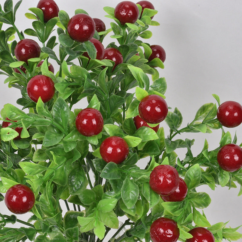 Simulation 7-pronged red fruit