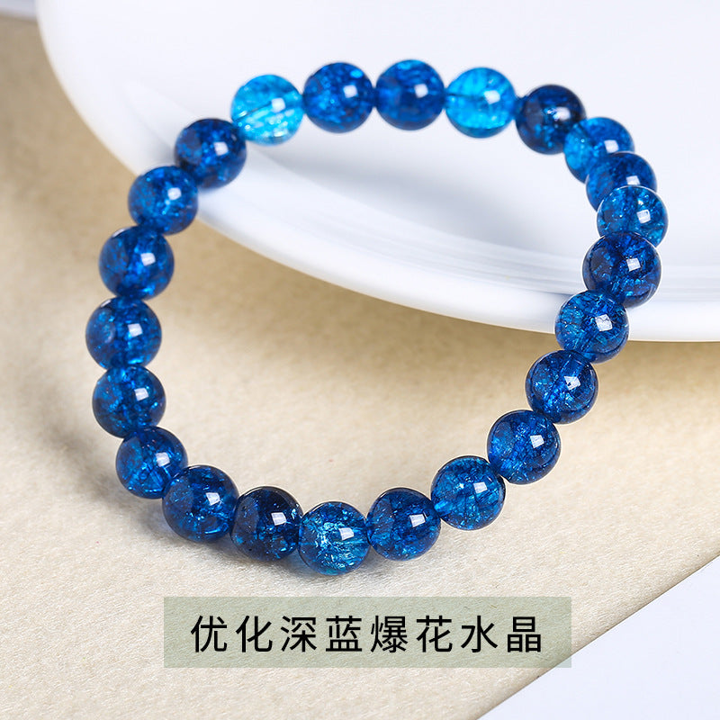 Pulsera de cristal de palomitas de maíz de 4 a 12 mm