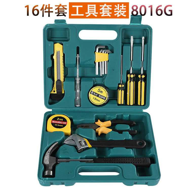 16-Piece Combination Toolbox Set