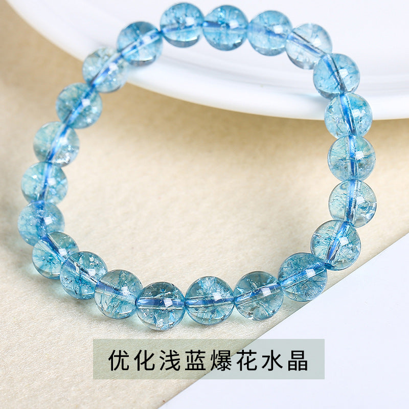 Pulsera de cristal de palomitas de maíz de 4 a 12 mm