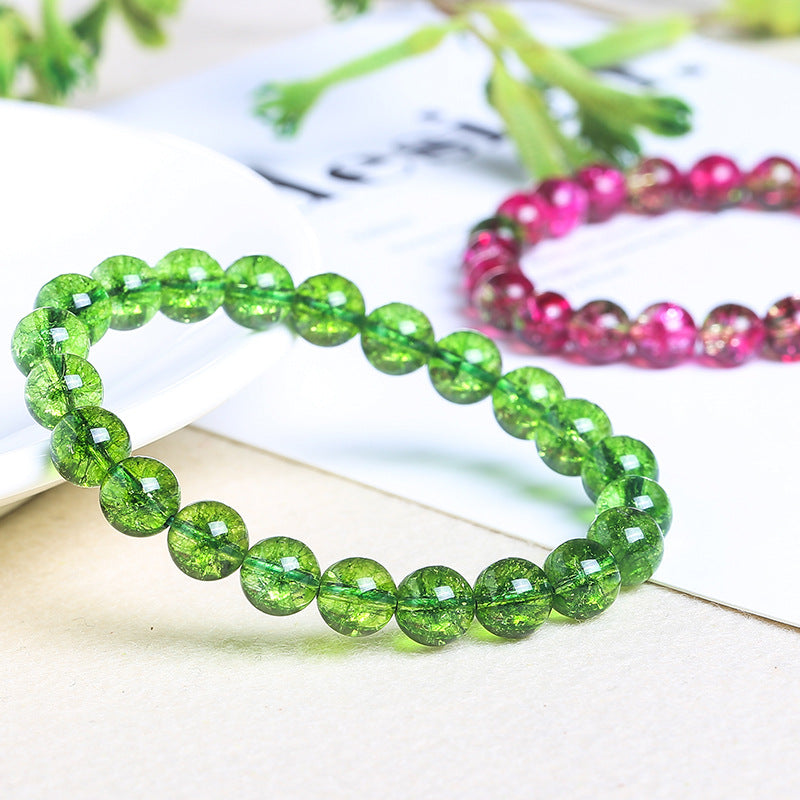 Pulsera de cristal de palomitas de maíz de 4 a 12 mm