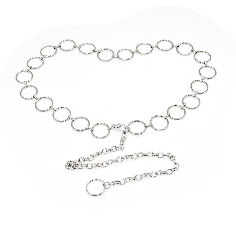 European and American fashion love waist chain