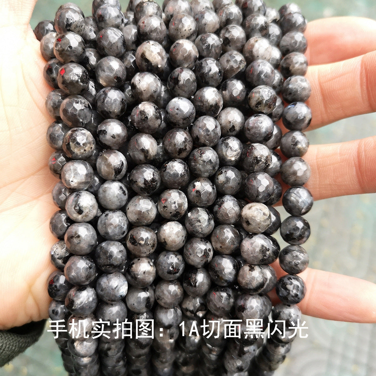Black flash loose beads DIY jewelry accessories beads