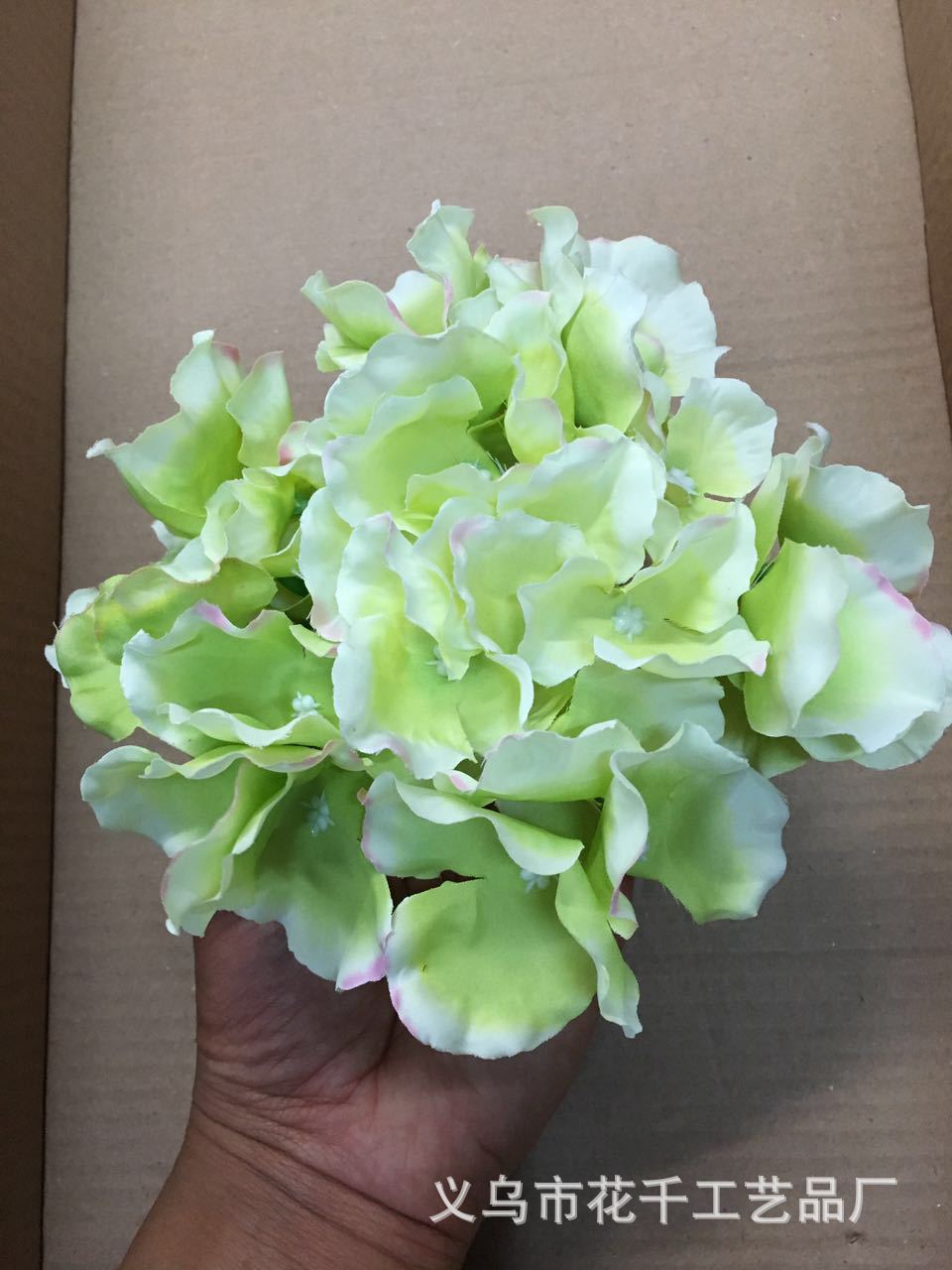 18cm diameter simulated large hydrangea flower head