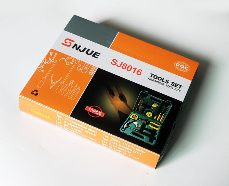 16-Piece Combination Toolbox Set