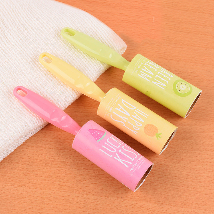 Tearable Lint Roller, Diagonal Tear Cartoon Dust Removal Lint Brush