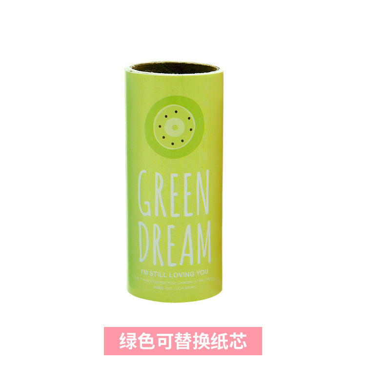 Tearable Lint Roller, Diagonal Tear Cartoon Dust Removal Lint Brush