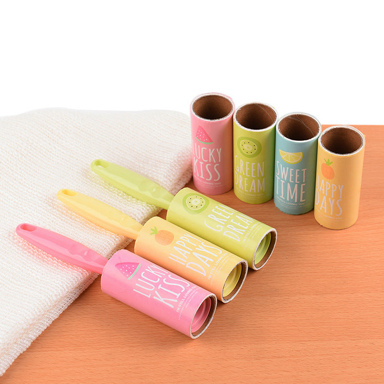 Tearable Lint Roller, Diagonal Tear Cartoon Dust Removal Lint Brush