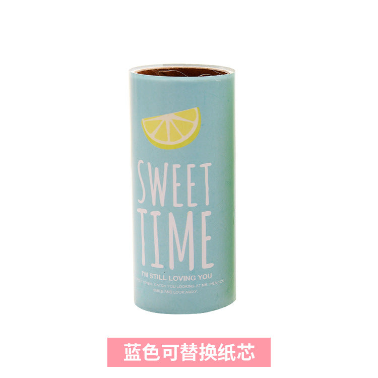 Tearable Lint Roller, Diagonal Tear Cartoon Dust Removal Lint Brush
