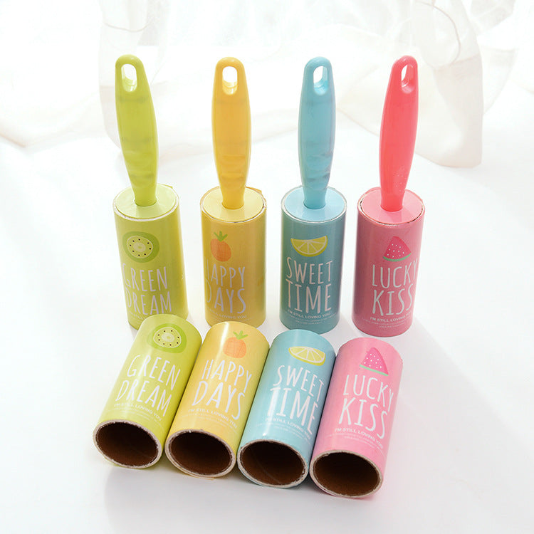 Tearable Lint Roller, Diagonal Tear Cartoon Dust Removal Lint Brush