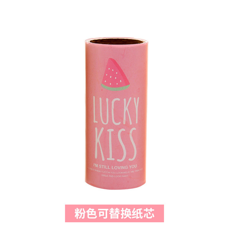 Tearable Lint Roller, Diagonal Tear Cartoon Dust Removal Lint Brush