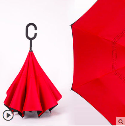 Reverse Umbrella Double Layer Car Umbrella