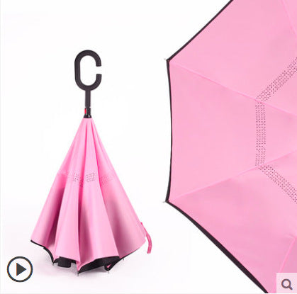 Reverse Umbrella Double Layer Car Umbrella
