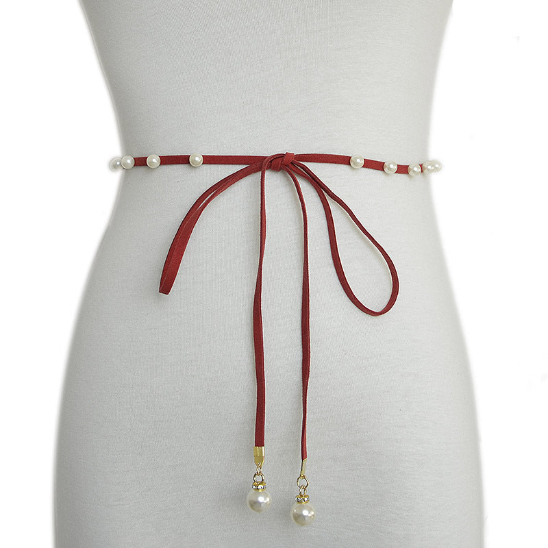 Pearl thin belt