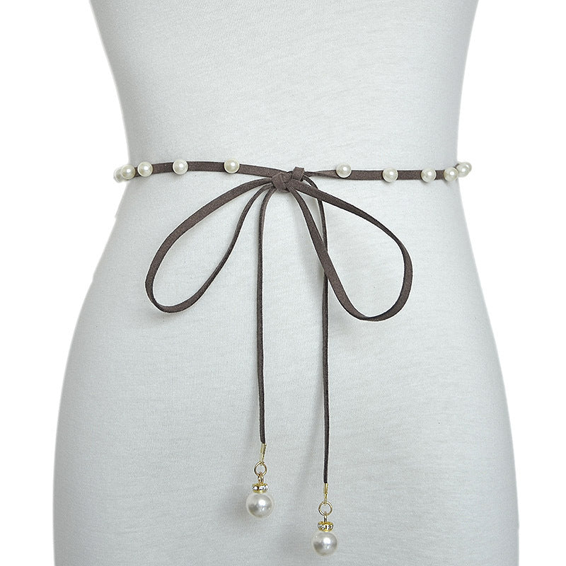 Pearl thin belt