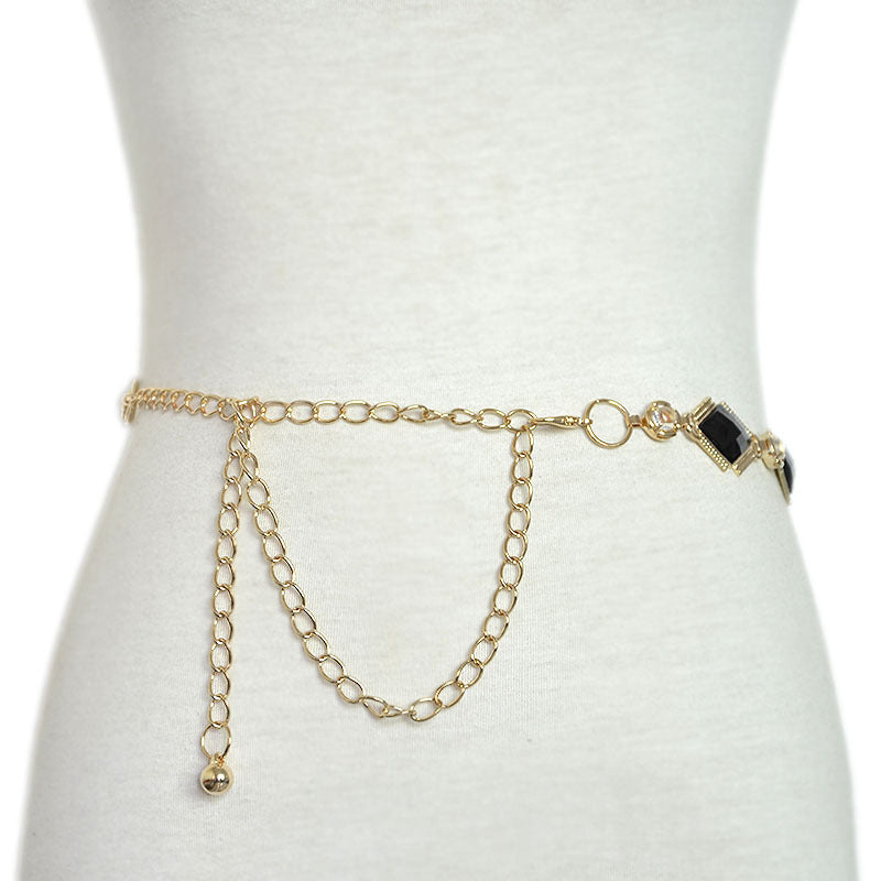 Pattern belly dance thin belt