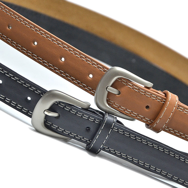 Sewing imitation leather wide belt wholesale