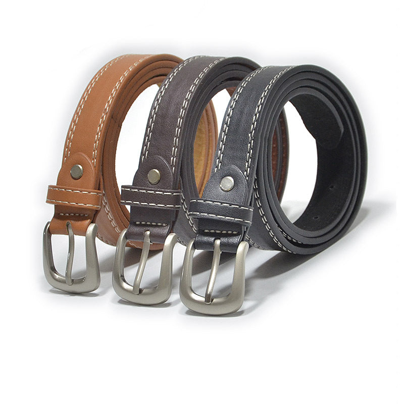 Sewing imitation leather wide belt wholesale
