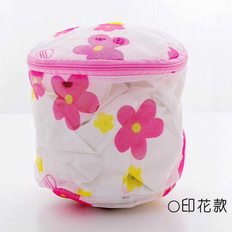 Bolsa de lavandería con sujetador plegable impresa con soporte