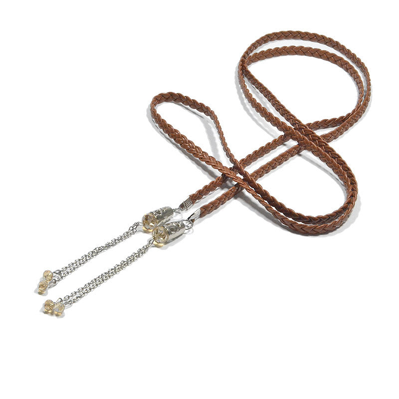 Crystal decorative waist chain