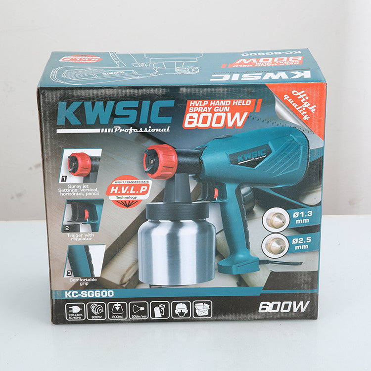 Pistola elétrica removível HVLP para casa em alumínio