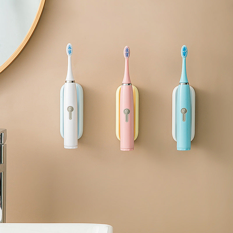 Toothbrush Holder No-Punch 2-Person Toothbrush Holder Bracket