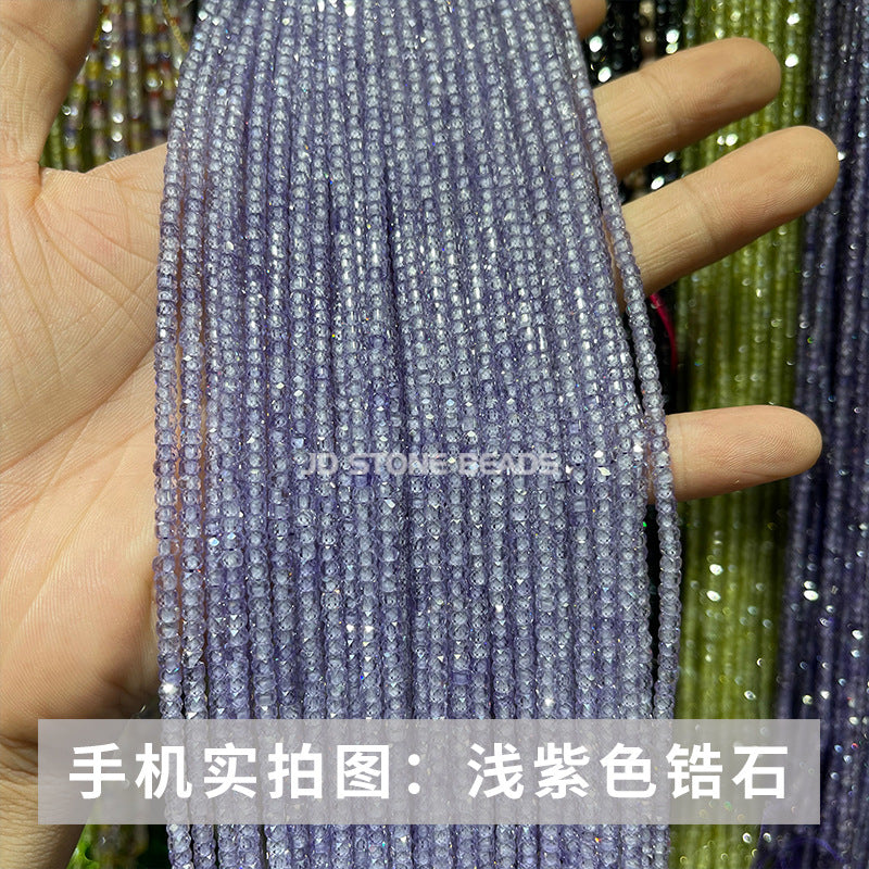 2 * 3Mm Jingde Jewelry Section Zircon Abacus Beads