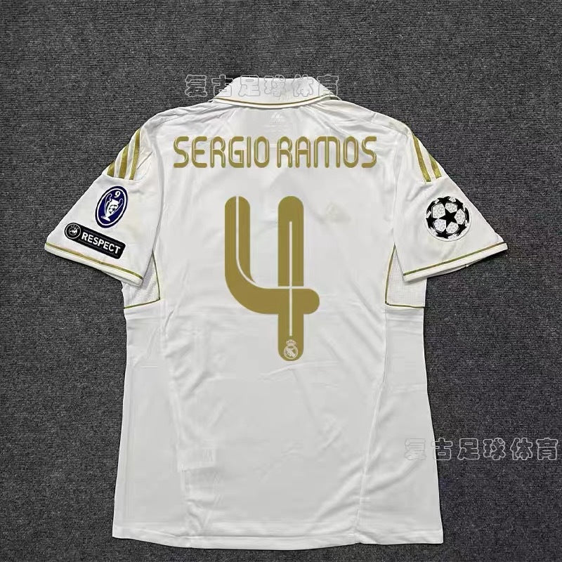 11-12 Real Madrid Retro 14 Guti Kak¨¢ Ra¨²l Redondo 7 Ronaldo Home Away GK