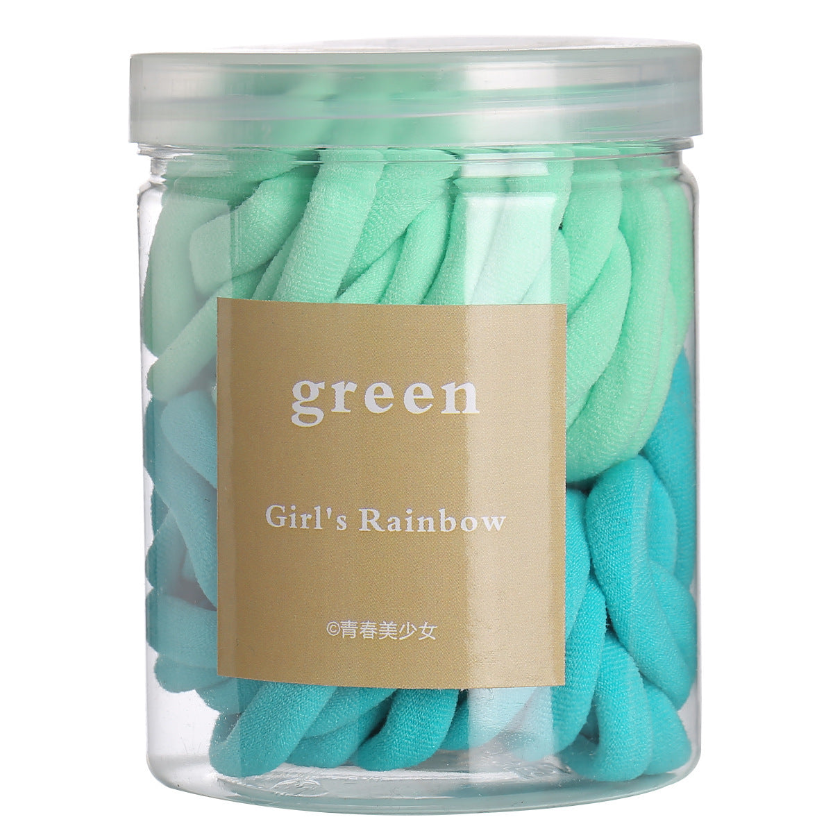 50-Pack Candy Color Scrunchies