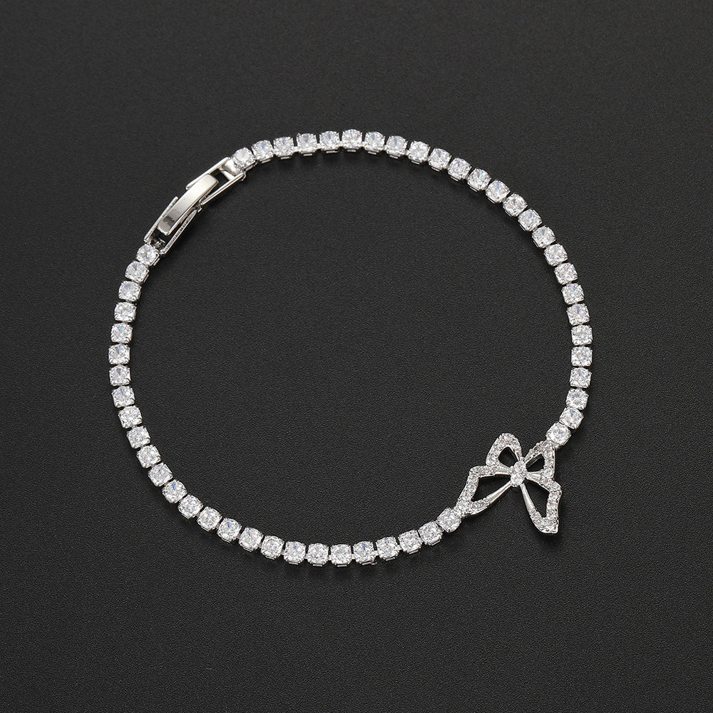 Zirconia Silver Bracelet