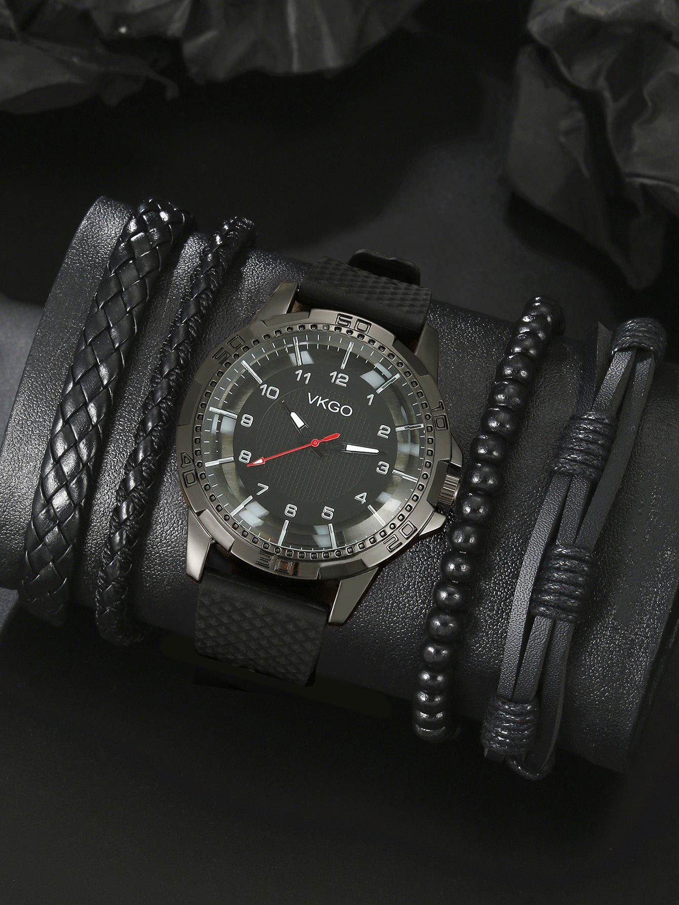 Men's Sports Bracelet Set Quartz Watch