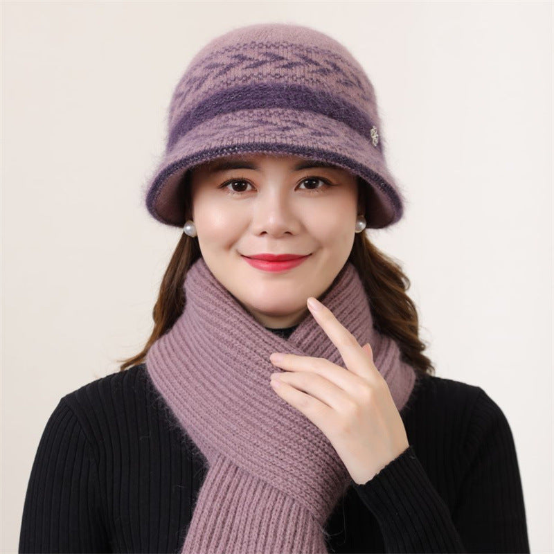 Gorro de punto para personas mayores
