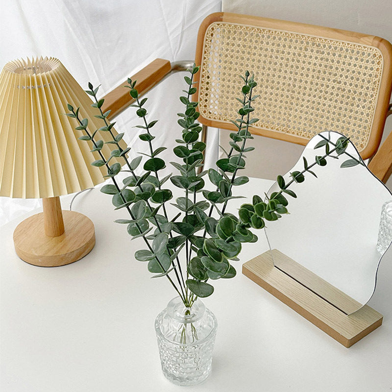 Simulation green plant eucalyptus leaves