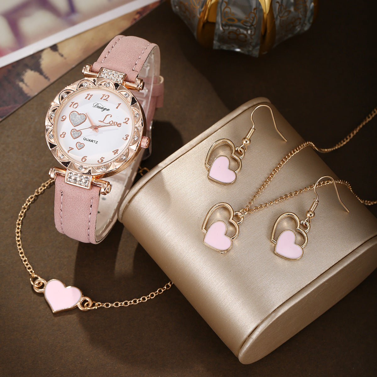 Watch love jewelry set wholesale