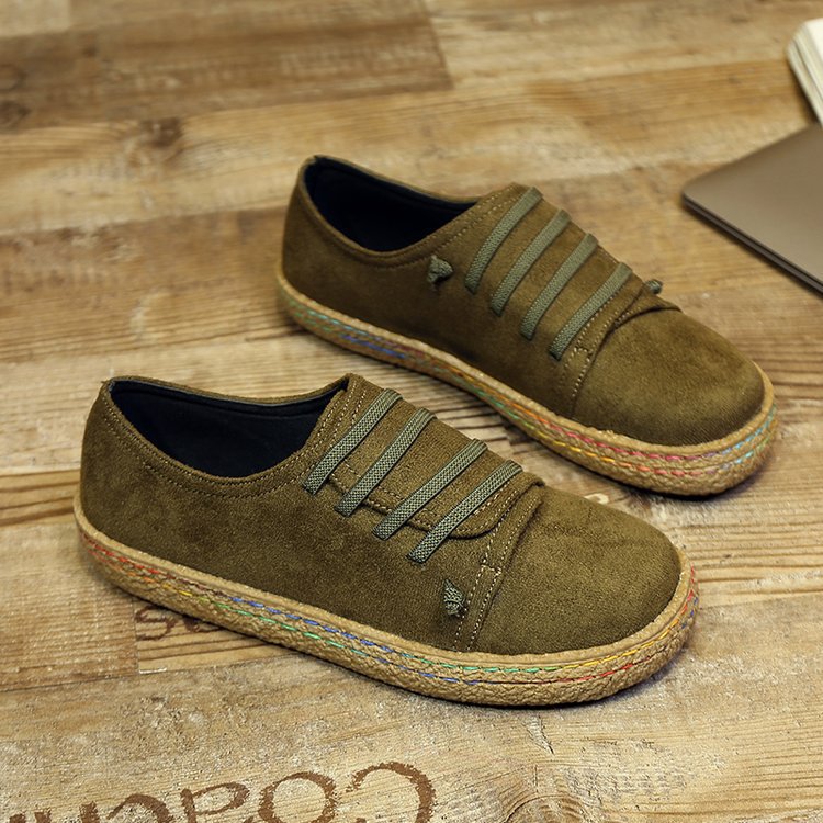 Suede beef tendon soles women's shoes