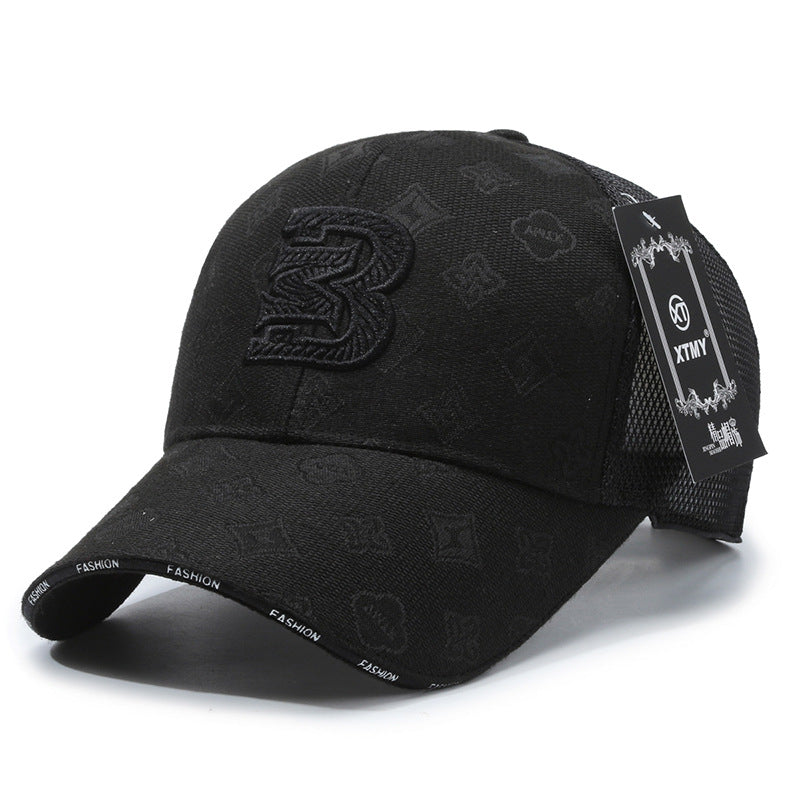 Gorra de malla versátil con protección solar y diseño de pico de pato