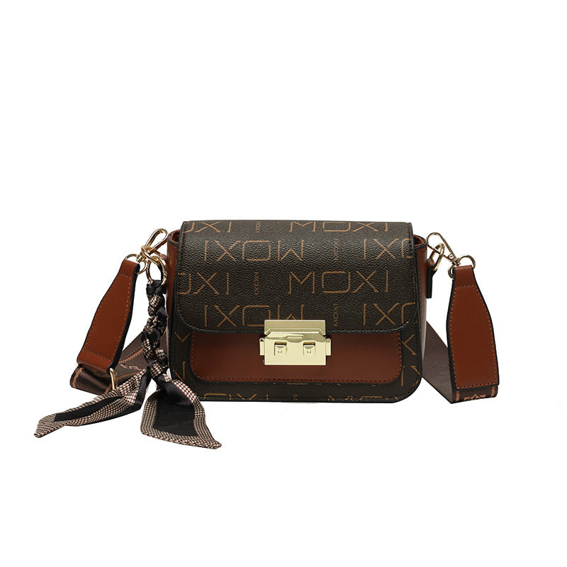 Retro small square bag messenger bag