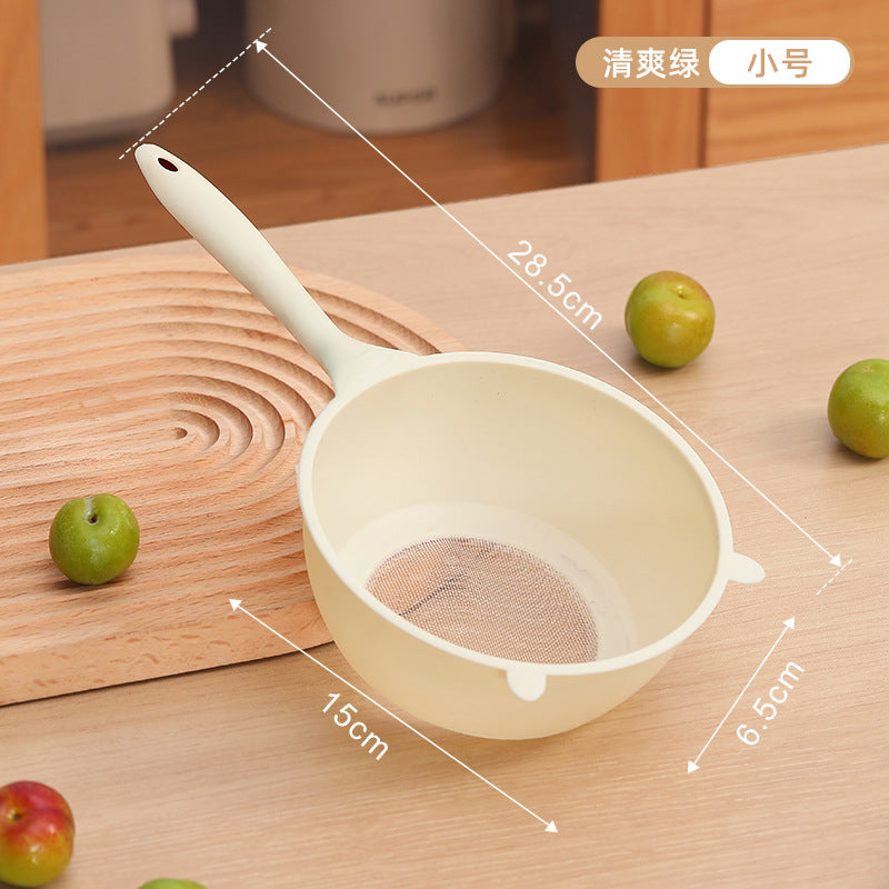 Cuchara de plástico para lavar arroz, colador multifunción