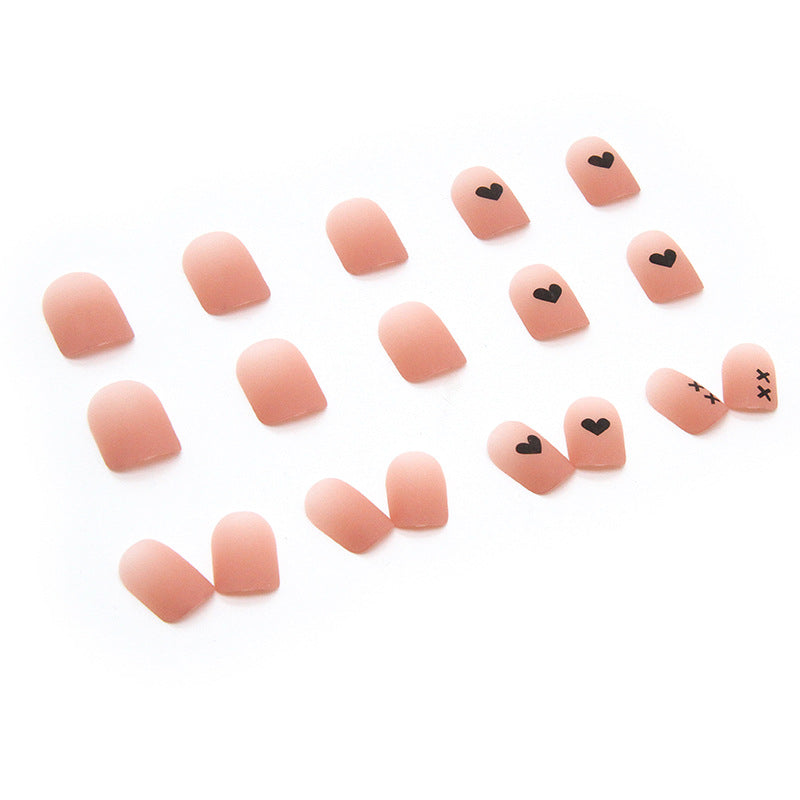 Summer Matte Textured Sweet Cool Wearable Nails