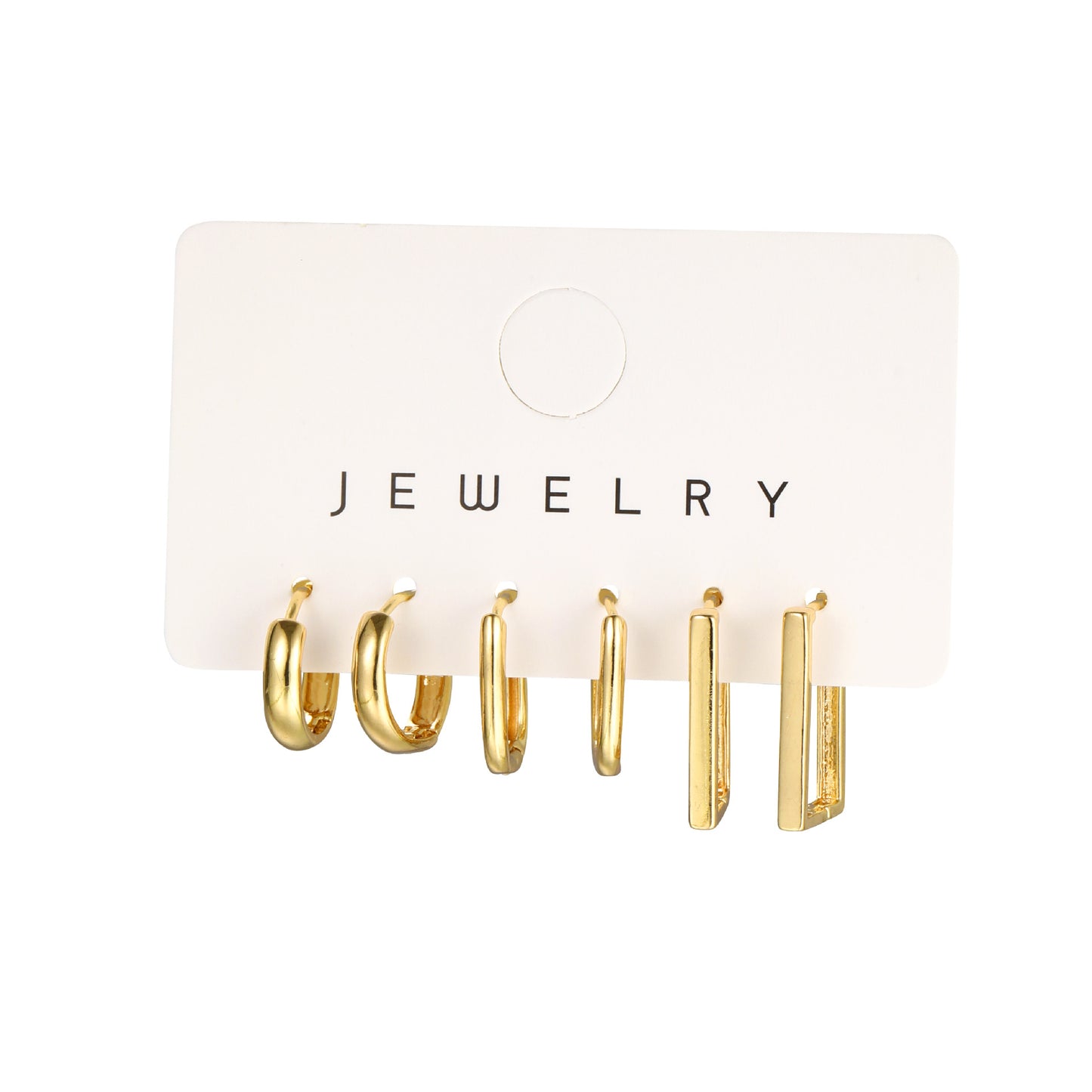 Temperament ins geometric earrings