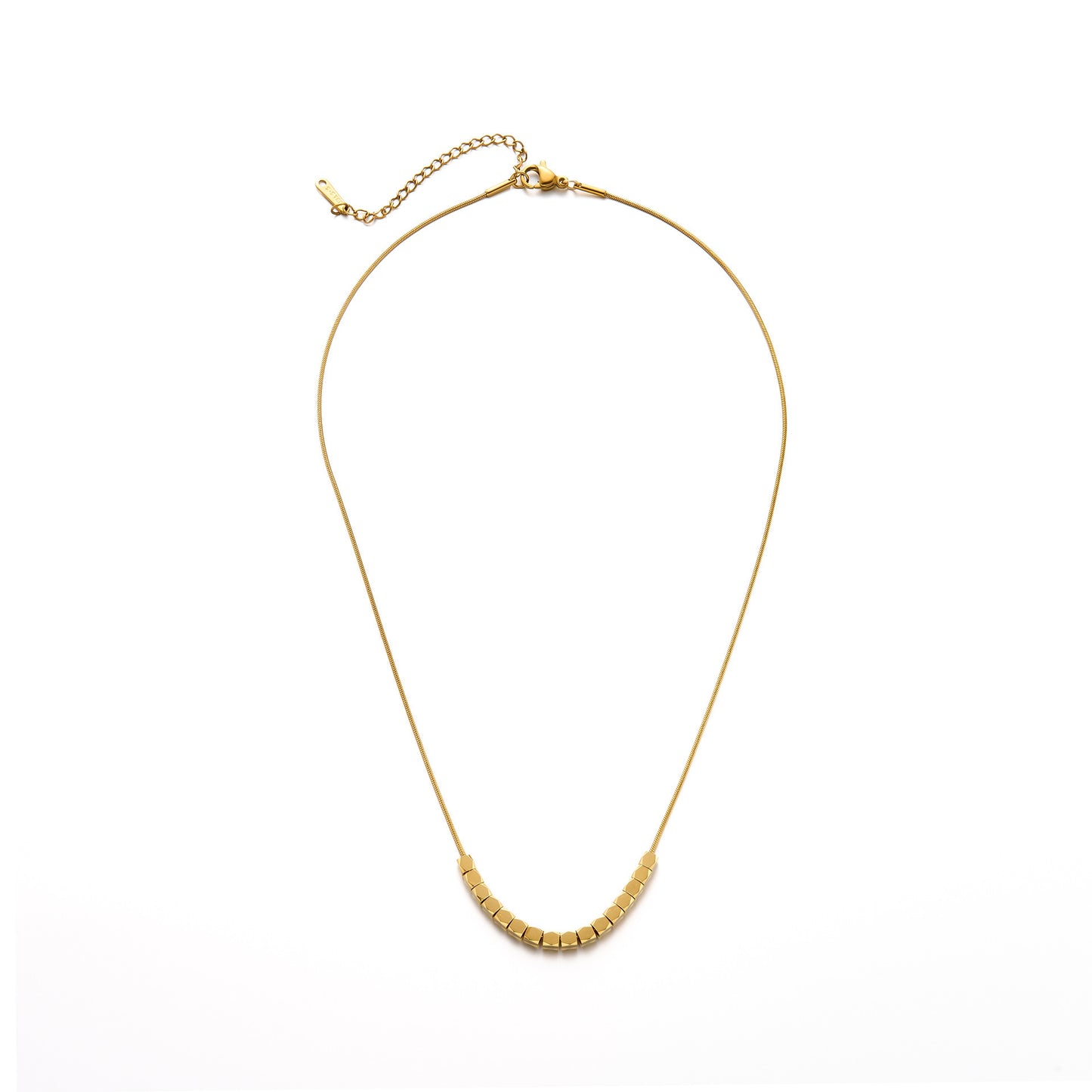 Silver Snake Bone Collarbone Chain